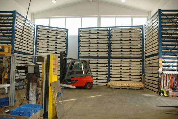 Blechlagertürme, Hersteller Zauner Metallteile